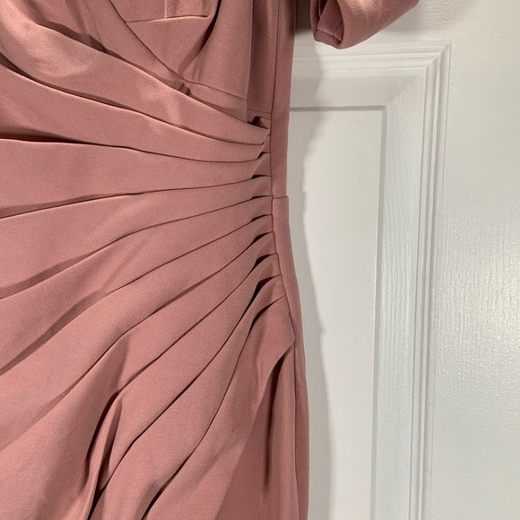 Cinderella Divine Bridesmaids Dress Women's 6 Rose Sweetheart Neckline Slit - Picture 6 of 14